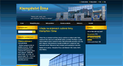 Desktop Screenshot of klempirstvi-sima.cz